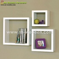 Hot Selling Wooden Square Shelf WS-252015