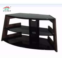 2020 Best Selling Cheap Glass TV Stand with MDF support